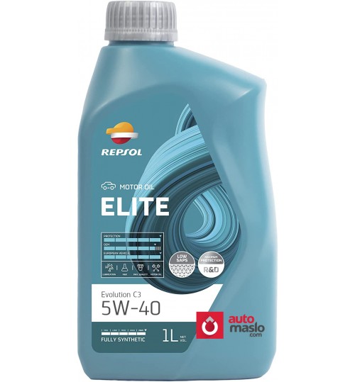 REPSOL ELITE EVOLUTION C3 5W40, 1л